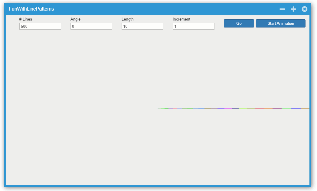 Interactive drawing demonstration using Canvas control