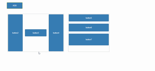 Flex layout demonstration