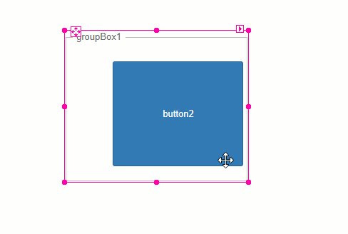 GroupBox demonstrating automatic resizing behavior