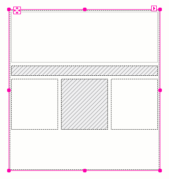 Spacer control demonstrating size customization at design time
