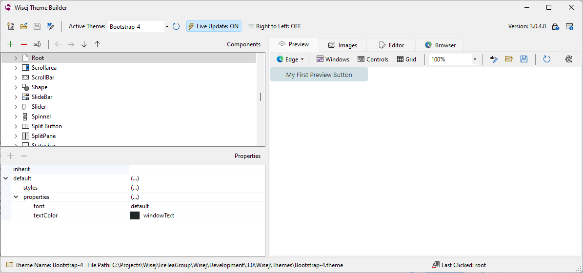 Custom Preview Script