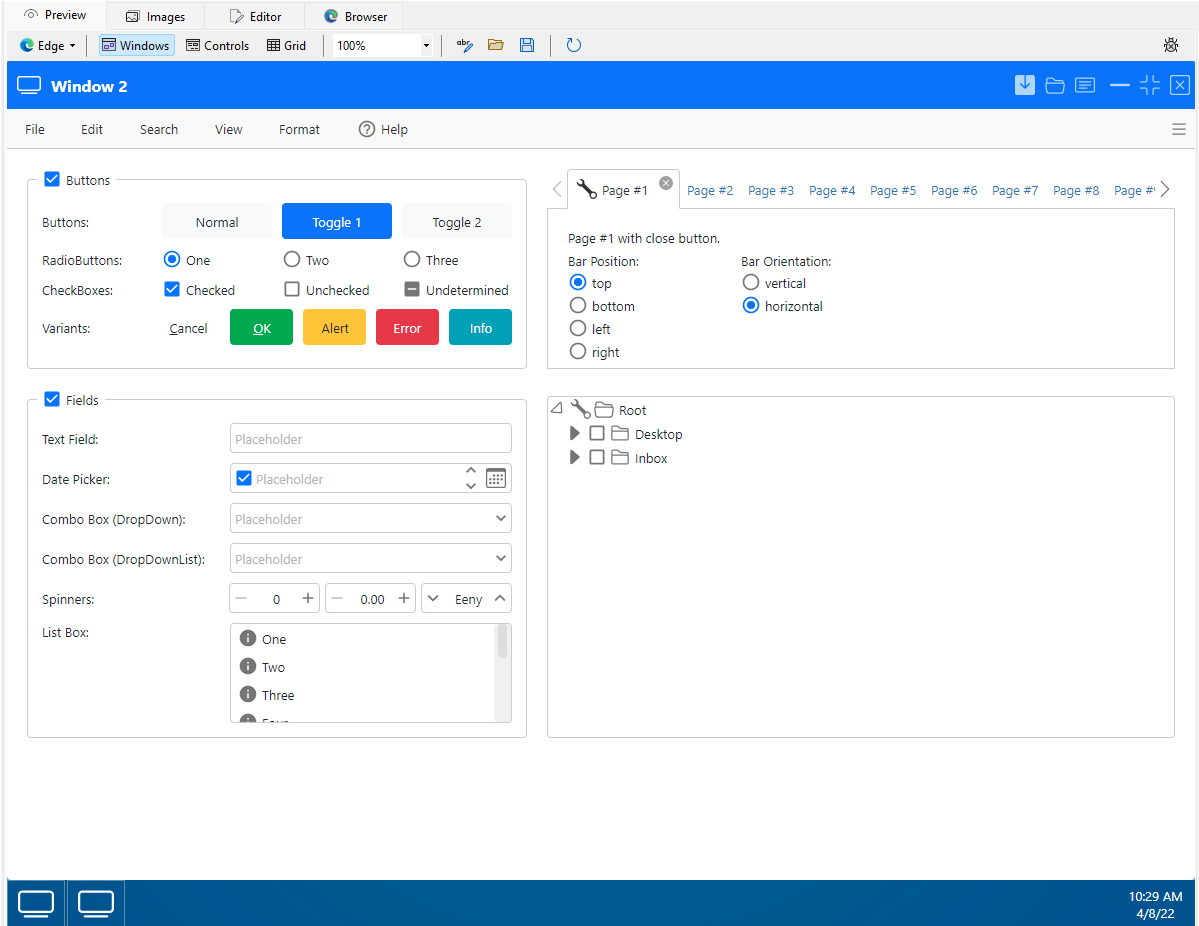 Default Windows Preview Script