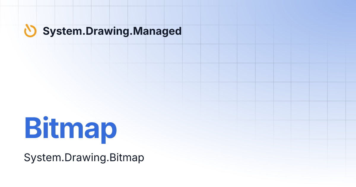 Bitmap System Drawing Managed